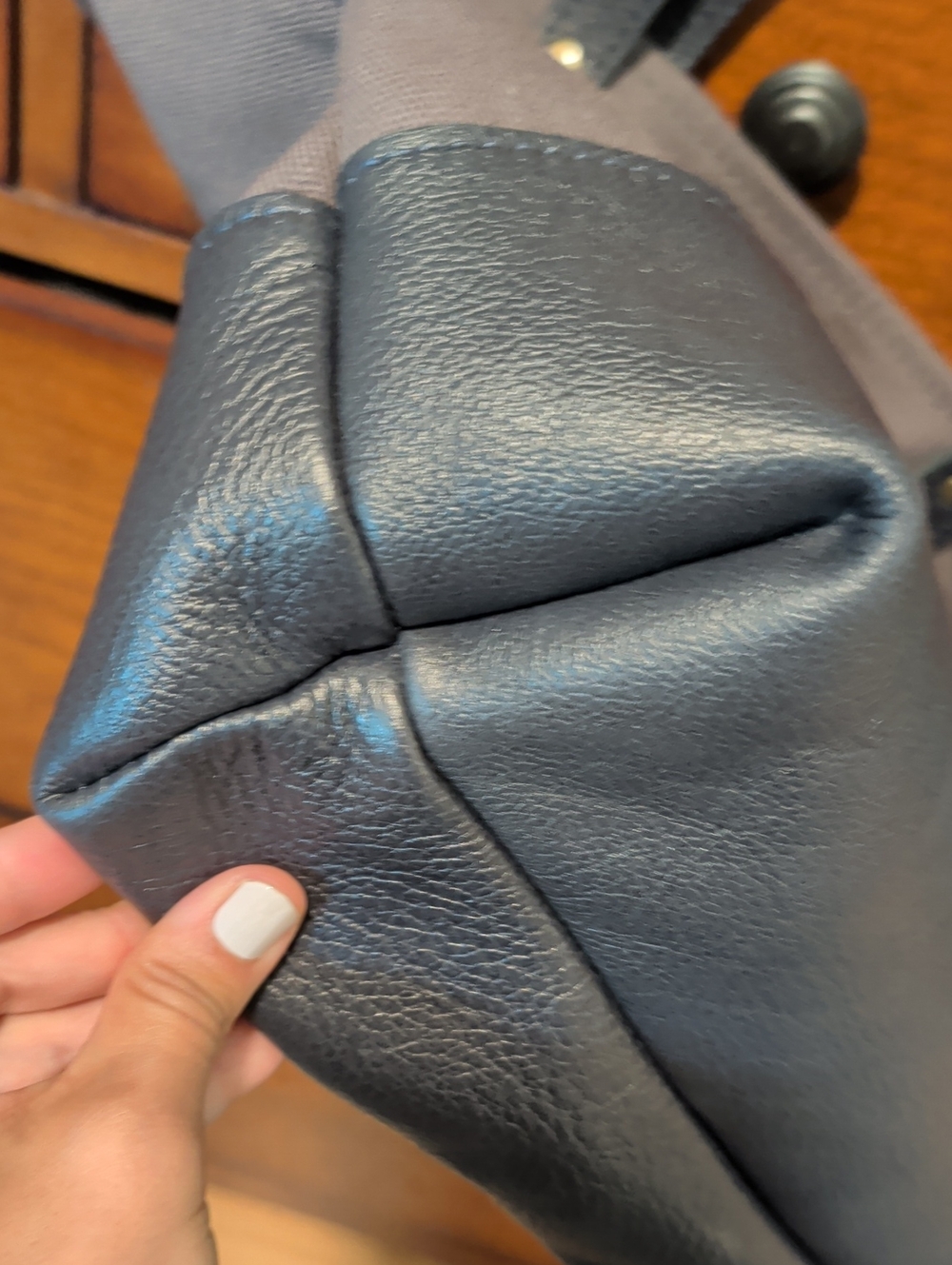 Portland Leather Big Big Tote - Ash - Picture 4 of 5